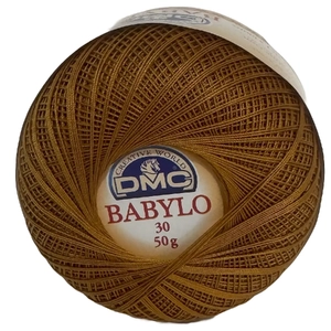 DMC Babylo Size 30, #782 Dark Topaz Crochet Cotton, 50g Ball