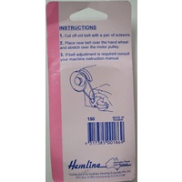 Hemline Stretch Belt For Sewing Machines & Appliances, Black