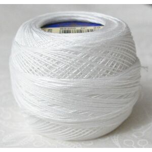 DMC Cordonnet Special Size 20 B5200 SNOW WHITE 6 Cord Crochet Cotton 20g Ball
