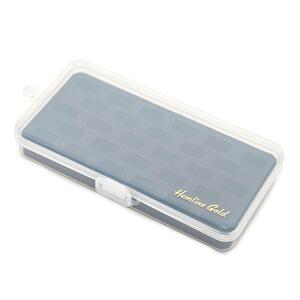 Hemline Gold Bobbin Box, Holds 28 Machine Bobbins Securely