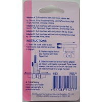 Hemline Invisible Zipper Roller Foot Set, Low Slant, High Shank or Clip, 5 Piece Set