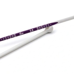 Single-Pointed Knitting Needles 30cm x 5.00mm by Prym.Ergonomics