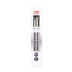 Prym.Ergonomics Double-Pointed Knitting Needles 20cm, 7.00mm Pack of 5