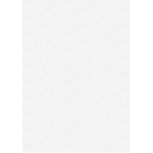 Domino Effect Lacey Feather White 110cm Wide Cotton Fabric 2057/1409