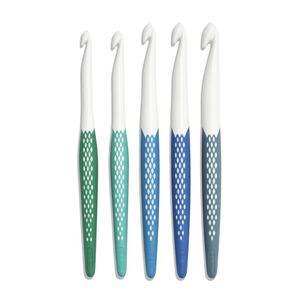 Crochet Hook Set of 5 Hooks 7.0 - 12.0mm by Prym.Ergonomics