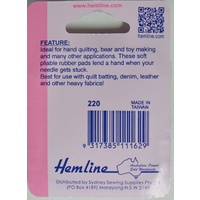 Hemline Needle Grabbers Rubber Pads For When Your Needle Gets Stuck, 2 Piece