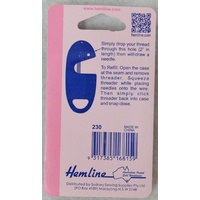 Hemline Automatic Needle Threader, Includes 5 Gold Eye Needles