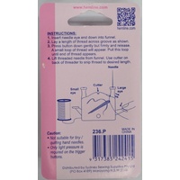 Hemline Dual Size Automatic Needle Threader, Inbuilt Thread Cutter