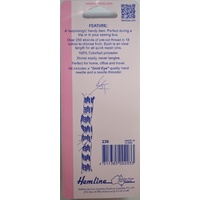 Hemline Mending Kit, 18 Colour Plait, 1 metre Each, Multi Shades Of Thread In One Pack