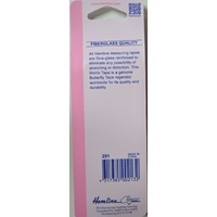 Hemline Tape Measure Metric & Imperial, Fibreglass Non Stretching, 150cm, 60"