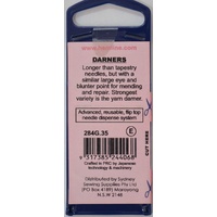 Premium Gold Eye Darners Size 3-5, Pack of 10 Needles, Hemline Quality Hand Needles