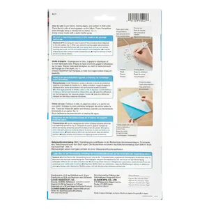 Clover Water Erasable Tracing Paper, Blue, 3 Sheets, 30 x 25cm
