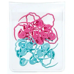 Clover Quick Locking Stitch Markers (Medium), 20 Pcs per Pack