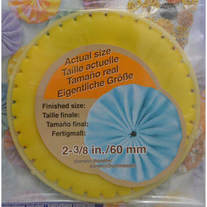 Clover Yo-Yo Maker, #8703, Extra Large 60mm (2 3/8"), Create Beautiful Gathers