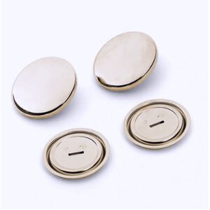 Self Cover Buttons, 23mm, Silver-Coloured By Prym