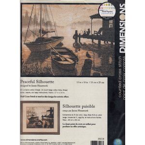 PEACEFUL SILHOUETTE Counted Cross Stitch Kit 33 x 25cm #35018 By Dimensions