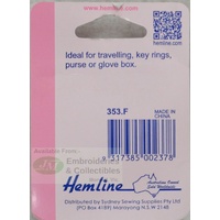 Hemline Folding Scissors, For Travelling, Keyring, Purse or Glovebox