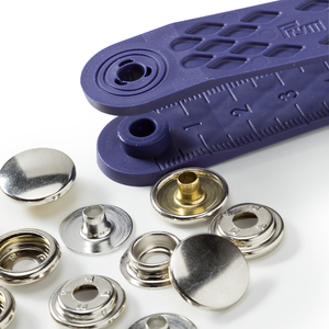 Prym Non-Sew Press Fastener Sport & Camping 15mm Silver-Coloured