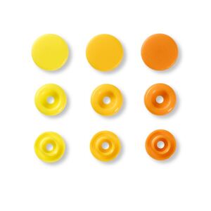 Prym Love Color Snap Fasteners Plastic 12.44mm, Yellow Mix