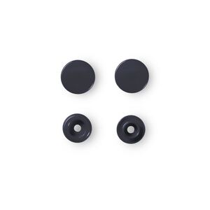 Prym Non-Sew Press Fasteners, Colour Snaps, Round, 12.44mm, Navy Blue 30pce