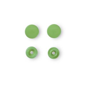 Prym Non-Sew Press Fasteners, Colour Snaps, Round, 12.44mm, Light Green 30pce
