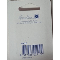Hemline Rustproof Brass Hooks & Eyes, Nickle, Size 0, 14 Sets, Silver Colour, Re-Usable Box