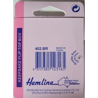 Hemline Fur Hooks & Eyes, Extra Large, BROWN, 3 Sets, Re-Usable Box