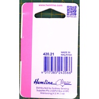 Metal Snap Fasteners, NICKLE, 21mm Dia., 2 Sets Sew-In, By Hemline