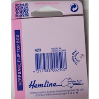 Hemline Snap Fasteners, Delrin Snap, 9mm, 15 Sets, For Quilts, Furnishings, Baby