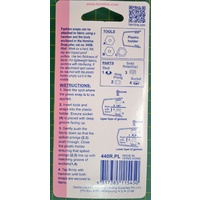 Hemline Fashion Snaps Brass Quality 11mm 20 Sets Refill Pack, PEARL LOOK