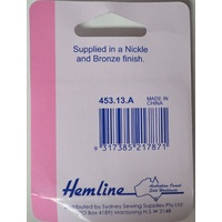 Hemline Swivel Clips, 13mm, 1/2", Pack Of 2, 1 Nickle, 1 Bronze Finish
