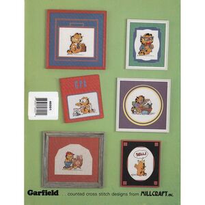 Garfield Gets A Job Cross Stitch Pattern Book - 12 Charts