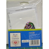 Bucilla My 1st Stitch Cross Stitch Kit 5"x7" "Have A Thankful Heart"