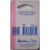 Hemline Bikini Buckles, 2 Sets, Chlorine Resistant, Clear Blends With Any Colour
