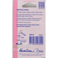 Hemline Bib & Brace Set, 1 Pair Set, Bronze Colour, Instructions On Pack