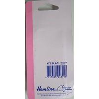 Hemline Teddy Tape Black, Use For Fastening Bodysuits, Lingerie Etc, 2 Sets