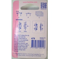 Hemline Magnetic Bag Clip, 1 Set 19mm