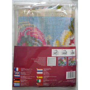 Collection D' Art Rose Antique Gauche Chunky Cross Stitch Cushion Front Kit 40x40cm
