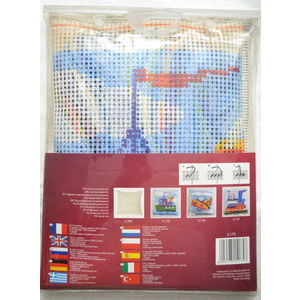 Collection D' Art Steam Boat Chunky Cross Stitch Cushion Front Kit 40 x 40cm