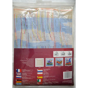 Collection D' Art Aeroplane Chunky Cross Stitch Cushion Front Kit 40 x 40cm