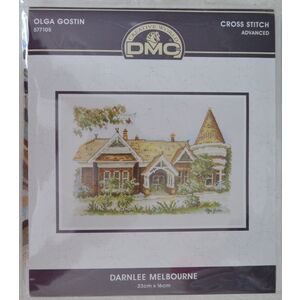 Olga Gostin Darnlee Melbourne Cross Stitch Kit 23 x 16cm 16ct Aida, 577105