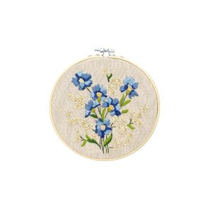 Make It PRIMULA Traced Linen Cross Stitch Kit - 585244