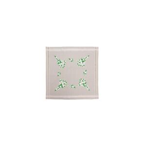 Make It DAISES & LEAVES Table Topper Traced Linen Cross Stitch Kit #585246