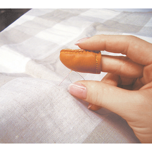 Clover Natural Fit Leather Thimble LARGE #6030