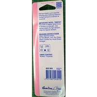 Hemline Beading Cord Elastic, Narrow, 4.5m WHITE