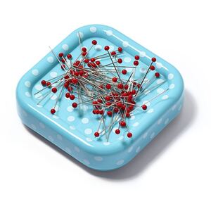 Magnetic Pin Cushion With Glass-Headed Pins by Prym #610287