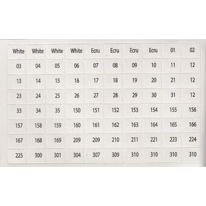 DMC Floss Number Stickers, 630 Stickers, See Description