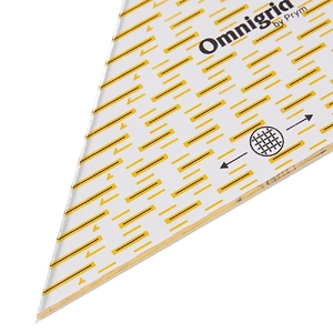 Omnigrid Jaunty Triangle, For ¼ Square Triangle, To 20cm