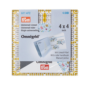 Prym Universal Ruler, 4x4 Inch Grid #611472