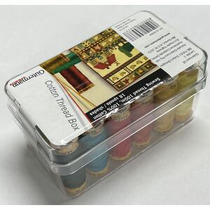 Gutermann Multipack 100% Cotton Thread, 18 x 100m Spools In Plastic Holder